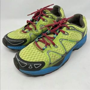 Vasque Shoes Womens 10.5 M Green Blue Trail Running Hiking Sneakers Flex Foam